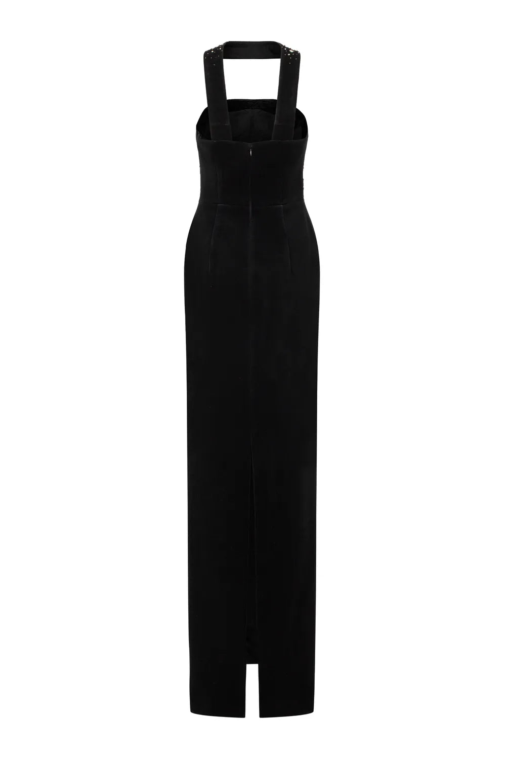 Stylized Strappy Crystal Embellished Dress